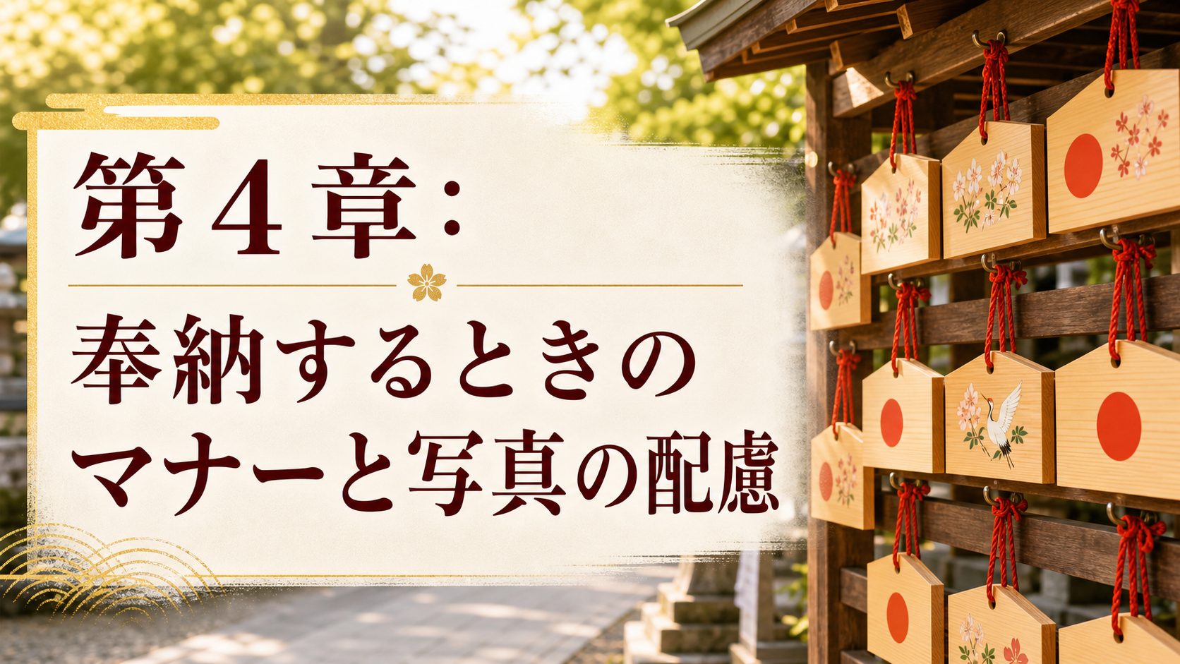 拝殿前で静かに祈る神社参拝の場面