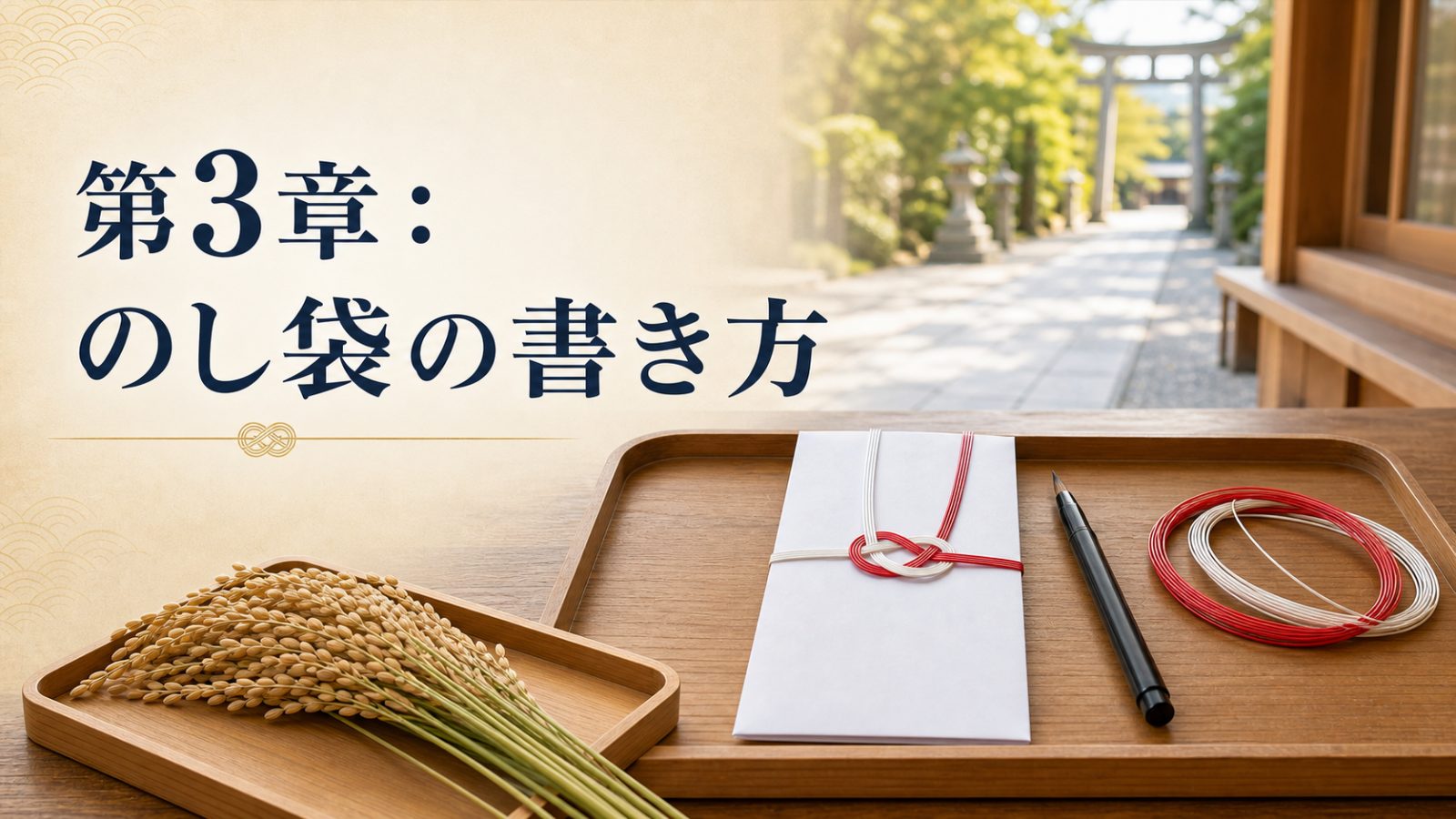 第3章：のし袋の書き方??????