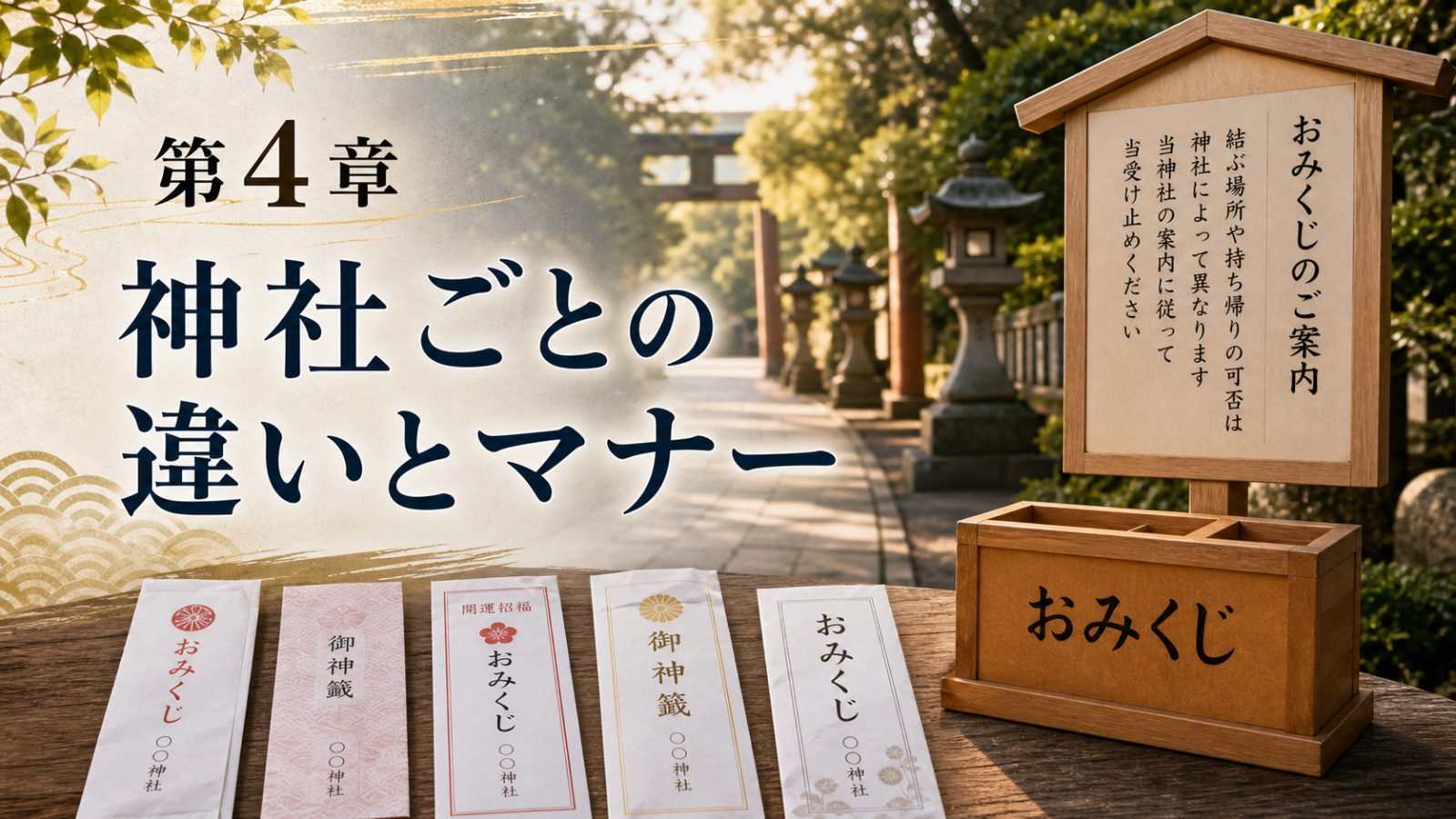 拝殿前で静かに祈る神社参拝の場面